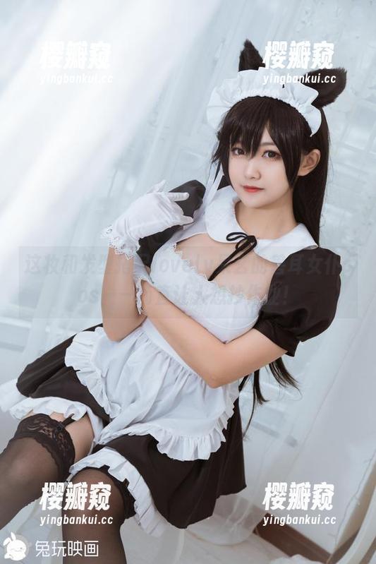 lovely呆玄 这妆和发型搭配lovely呆玄的兽耳女仆cos——简直让人想抄作业!